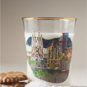 ❤️ Collectible Anthro Holiday Juice Glass - Barcelona